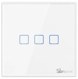 Sonoff T2EU3C-RF Smart Wall Touch Switch White (433MHz remote controller )