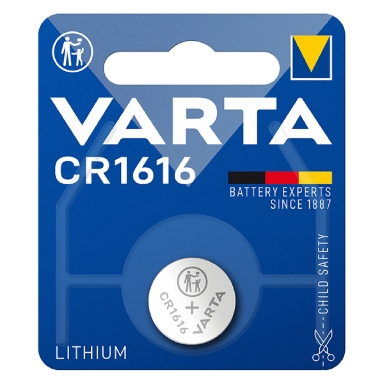 Varta CR1616 Lithium Battery Blister (1pc)
