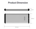 Unitek USB3.0 M.2 SSD SATA Aluminium Enclosure Y-3365