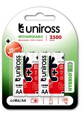 Uniross AA 2500 Hybrio Rechargeable Battery 4pcs