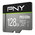 PNY Flash Memory MicroSDXC Card Elite Pro 512GB Class 10 UHS-I U3 V30 with SD Adapter