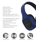 SonicGear Airphone 5 Bluetooth Headphones Blue