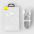 Baseus CALYS-A02 Superior Series Lightning  2.4A 1.0m White