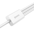 Baseus Cable Superior Series 3-in-1 1.5m White