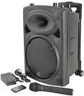 QTX QR10PA 10 Professional Portable Karaoke & PA Speaker with 1x Wireless Microphone, Bluetooth USB & FM 178.839UK