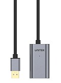 Unitek UCE USB-A 2.0 Active Extension Cable Alum 5.0m Y-271