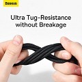 Baseus Cable USB-C to USB-C Tungsten Gold 240W 3.0m Black