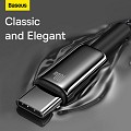 Baseus Cable USB-C to USB-C Tungsten Gold 240W 3.0m Black