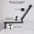 Maono BA92 Heavy Duty & Fully Adjustable Boom Arm Microphone Bracket