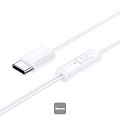 Baseus  Earphones Wired Type C Encok CZ11 White