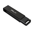 PNY Flash Drive Elite-X USB 3.2 Stick 128GB Capless Slider Black FDI128ELTXC