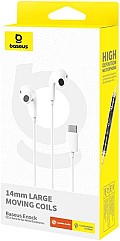 Baseus  Earphones Wired Type C Encok CZ17 White