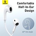 Baseus  Earphones Wired Type C Encok CZ17 White