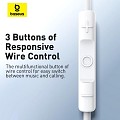 Baseus  Earphones Wired Type C Encok CZ17 White