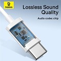 Baseus  Earphones Wired Type C Encok CZ17 White