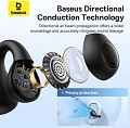 Baseus Headphones Open Ear AirGo AS01 Black