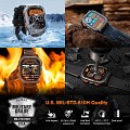 Kospet TANK M3 ULTRA Rugged Smartwatch GPS Silicone Black