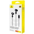 Baseus Headphones In Ear Wired 3.5mm HiRes HZ20 Black