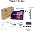 ASUS Monitor Portable ZenScreen 27 2K IPS with Desk Clamp/Kickstand Subwoofer USB-C/HDMI MB27ACF
