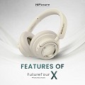 HiFuture Headphones Over Ear FUTURE TOUR X Gold
