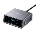 Anker Prime 250W USB C Charger, Ultra-Fast 6-Port GaN Charging Station, 2.26 LCD Display and Smart Control Dial Black