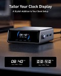 Anker Prime 250W USB C Charger, Ultra-Fast 6-Port GaN Charging Station, 2.26 LCD Display and Smart Control Dial Black