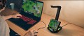 Genius Gaming Headphone LED Stand with USB Hub GX-UH100