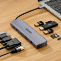Unitek USB-C Hub USB3.0 HDMI/VGA/Gb/SD/Audio/PD100W D1113B