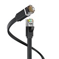 Vention NETWORK Cable CAT7 Flat 3.0m Black ICGBI