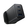 Vention Charger Wall GaN 65W 2xUSBC 1xUSBA Black FERB0-UK