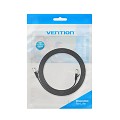 Vention NETWORK Cable CAT7 Flat 3.0m Black ICGBI