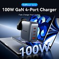 Vention Charger Wall GaN 100W 3xUSBC 1xUSBA Grey FETH0-UK