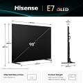 Hisense 98E7Q 98 4K Smart QLED  TV