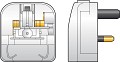 Mercury 2 Pin Plug to UK Plug Converter 429.821UK