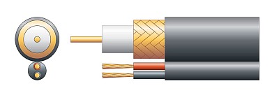 Mercury RG59 Shotgun Foam Cable 100m 808.105UK
