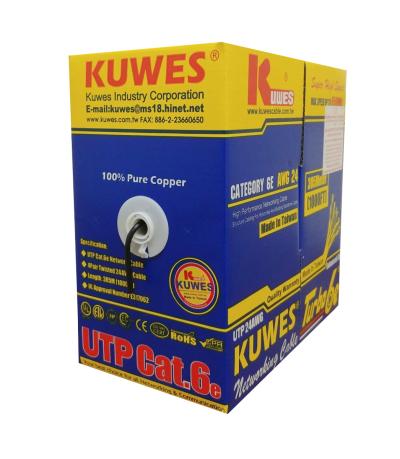 Kuwes CAT6 TURBO6E OUTDOOR Pure Copper Cable 24AWG 305m