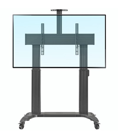 NBMounts TW100 Heavy Duty Motorized TV Trolley Supports up to 110 & 136Kg Max Height 1.7m