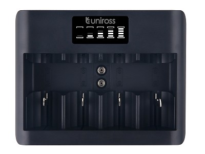 Uniross UCU008 Fast 2hr USB Charger for AA/AAA/C/D/9V