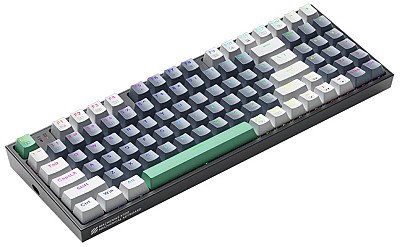 Machenike K500-B94 Grey Mechanical Gaming Keyboard 94 Brown Switch Keys
