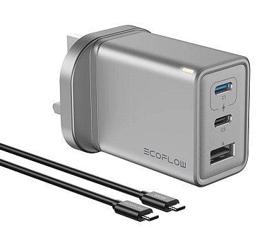 EcoFlow RAPID 65W GaN Charger UK including 100W USB-C Cable