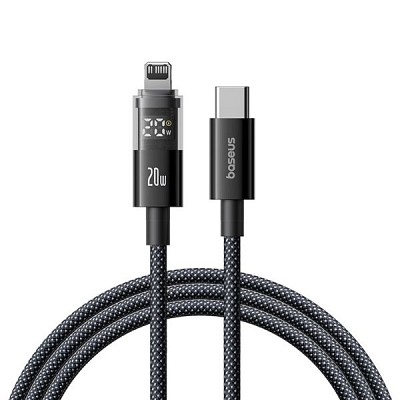 Baseus Cable Lightning to USB-C Display 2 Series Braided 20W 1.0m Black