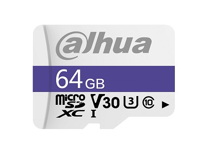 Dahua MicroSD 64GB MicroSD Entry Level Video Surveillance Card TF-C100/64GB