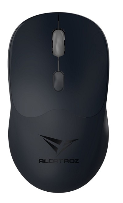 Alcatroz Mouse Wireless & BT Recharg Silent AIRMOUSE DUO 6 Black (2025)