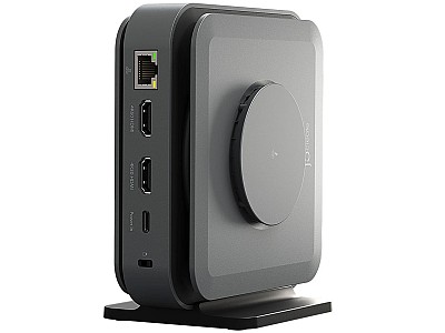 j5create Dock USB-C Dual Display 4K MST MacBookM3 HDMI/RJ45/SD/USB/PD + Wireless Charger + 140W PSU UK JCD3199P