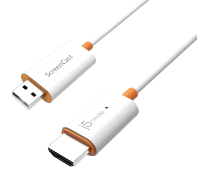 j5create Screencast Wireless Display Adapter HDMI 1080p Miracast/AirPlay USB Powered JVAW56