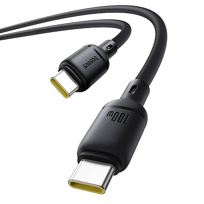 Baseus Cable USB-C to USB-C Silky Series 2.0m 100W Black