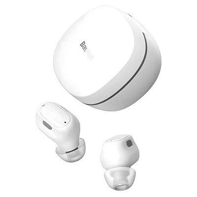 Baseus Headphones In Ear TWS Encok WM01 White