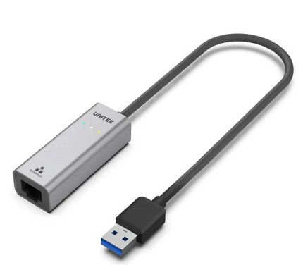 Unitek Converter USB-A to LAN Gigabit Ethernet Alum Y-3464