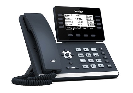 Yealink IP Phone Desktop PoE 3.7 Gigabit, USB, Expansion, Bluetooth & Wi-Fi T53W