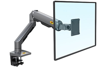 NBMounts G60 Single Arm Heavy Duty Desk Monitor Mount